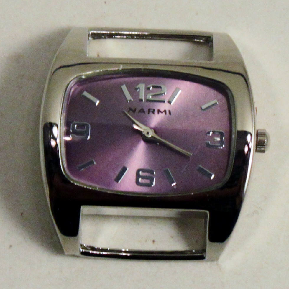Mini Squashed.. Oval Ribbon, Solid Bar Watch Face, Interchangeable ...