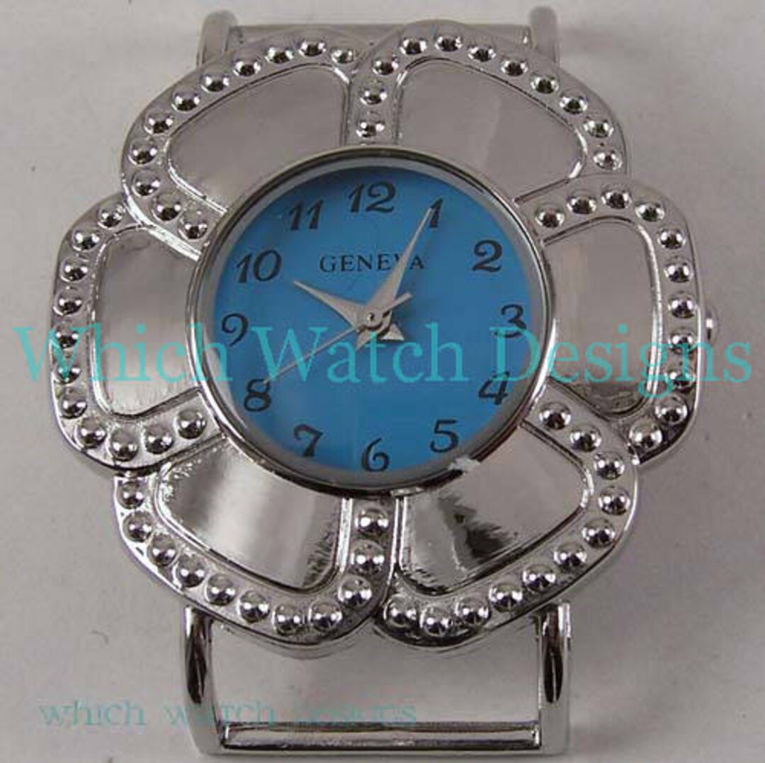 Interchangeable Flower Watch Face, Colored Ribbon, Stainless Steel - Etsy