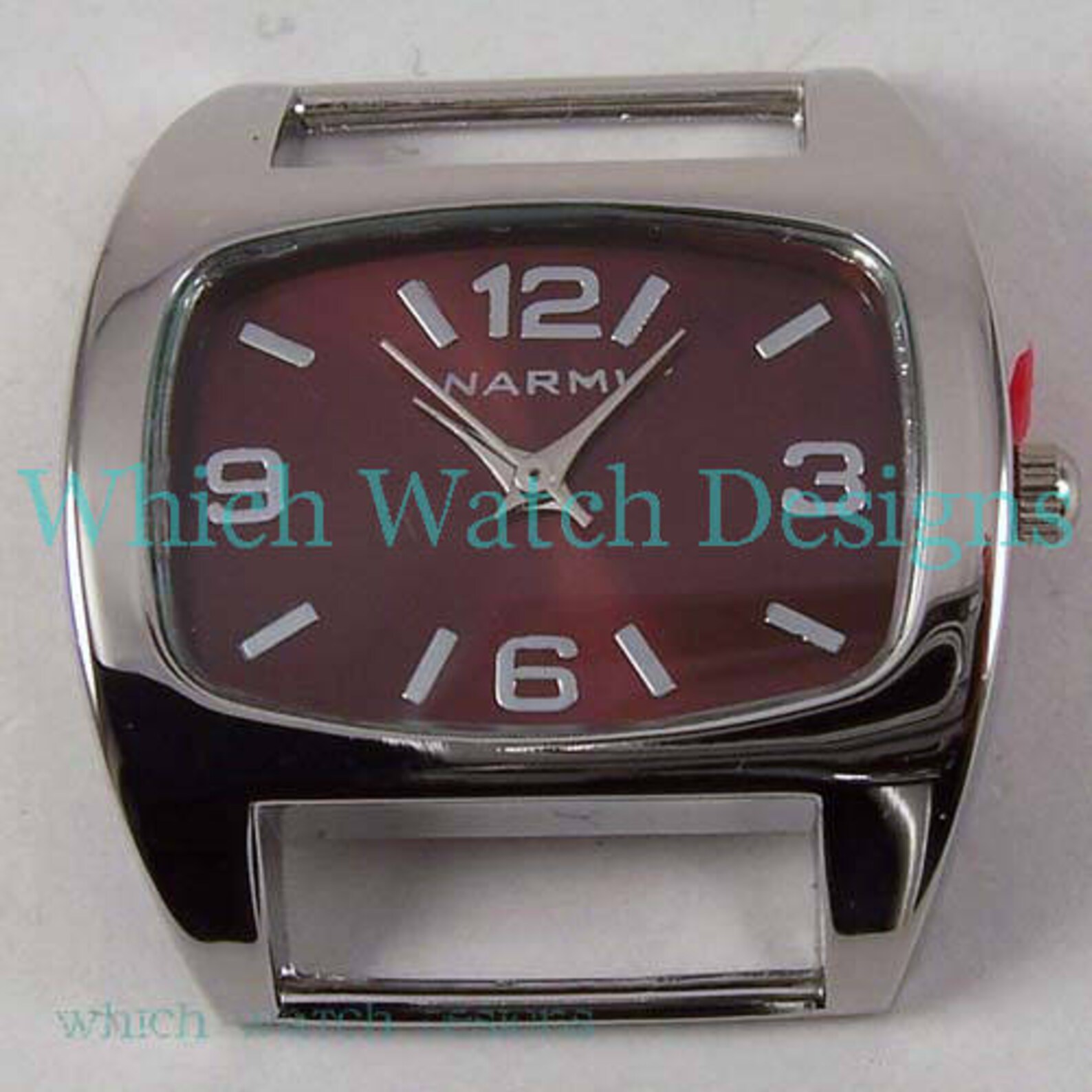 Mini Squashed.. Oval Ribbon, Solid Bar Watch Face, Interchangeable ...