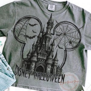 Halloween Mickeyy Magical Castle Png ,Trick Or Treat Png,Spooky Vibes Png, Halloween Family Trip Png,Gothic Halloween Png, Halloween 2025