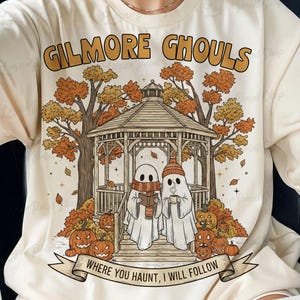 Gilmore Ghouls Halloween PNG, Retro Fall Shirt Png ( Digital Download)