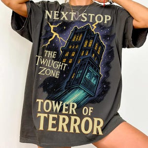 Retro Tower of Terror PNG: Halloween Shirt Design (Digital Download)