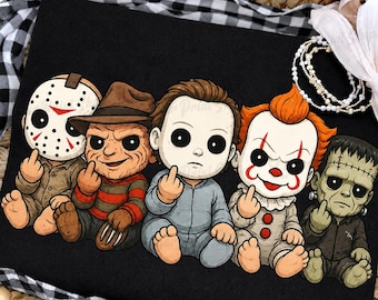 Horror Movie Svg PNG, toddler halloween png, scary shirt cricut Sublimation (Digital Download)