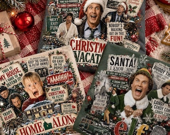Retro Christmas png Bundle, Christmas Characters png, Christmas 2026 png, Christmas png, Christmas Movie png, Vintage Christmas, Sublimation