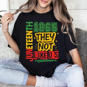 Juneteenth 1865 SVG PNG: Afro Independence Day Shirt Design (Digital Download) image 5