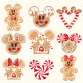 Christmas Gingerbread Mouse SVG Bundle: Doodle Cut Files (Digital Download)