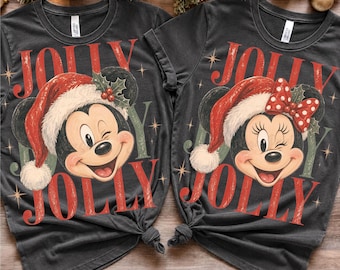 Mickey and Friends Christmas PNG Bundle, Retro Christmas PNG, Family Christmas Png, Christmas Family Trip PNG, Very Merry Santa Mickey