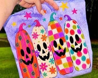 Preppy Colorful Pumpkin leopard png, girly Pumpkin PNG, Autumn PNG, preppy Png, fall pumpkin, Girly Png, Trendy thanksgiving png