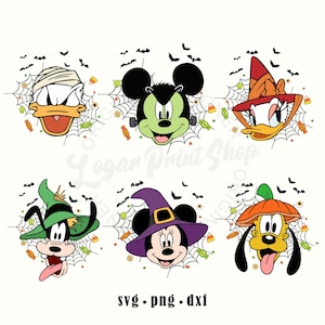 Halloween Mickey & Friends SVG Bundle: Trick or Treat Designs (Digital Download