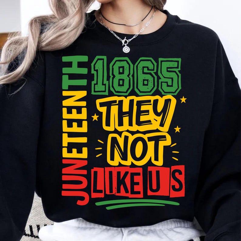 Juneteenth 1865 SVG PNG: Afro Independence Day Shirt Design (Digital Download) image 3
