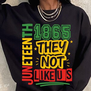 Juneteenth 1865 SVG PNG: Afro Independence Day Shirt Design (Digital Download) image 4