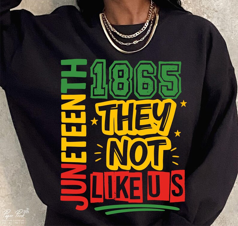 Juneteenth 1865 SVG PNG: Afro Independence Day Shirt Design (Digital Download) image 4