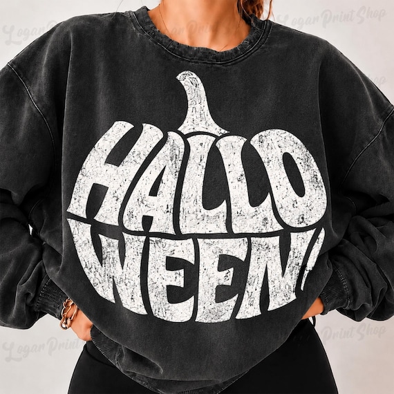 Vintage Halloween Pumpkin PNG, Jack O Lantern PNG, Spooky Halloween Shirt Design, Gothic Halloween Art, Fall Sublimation, Digital Download