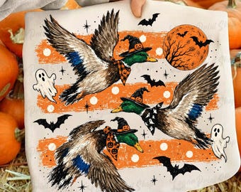 Mallard Duck Fall Png, Vintage Retro Mallard Duck Hunting Png, Flying Duck Graphic, Digital Download