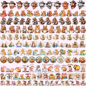 300+ Capybara Clipart Cute Capybara PNG Nursery Clipart Animals Mega  Bundle Set Kawaii Animal Illustration Watercolor Capybara Clipart