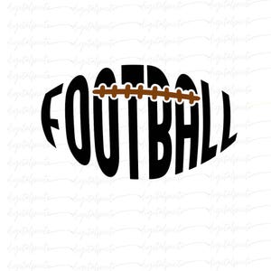 Football Mama PNG – Bold Sublimation Design with Laces Accent for Game Day Shirts, Sports Moms Gear, Gifts & Craft Projects