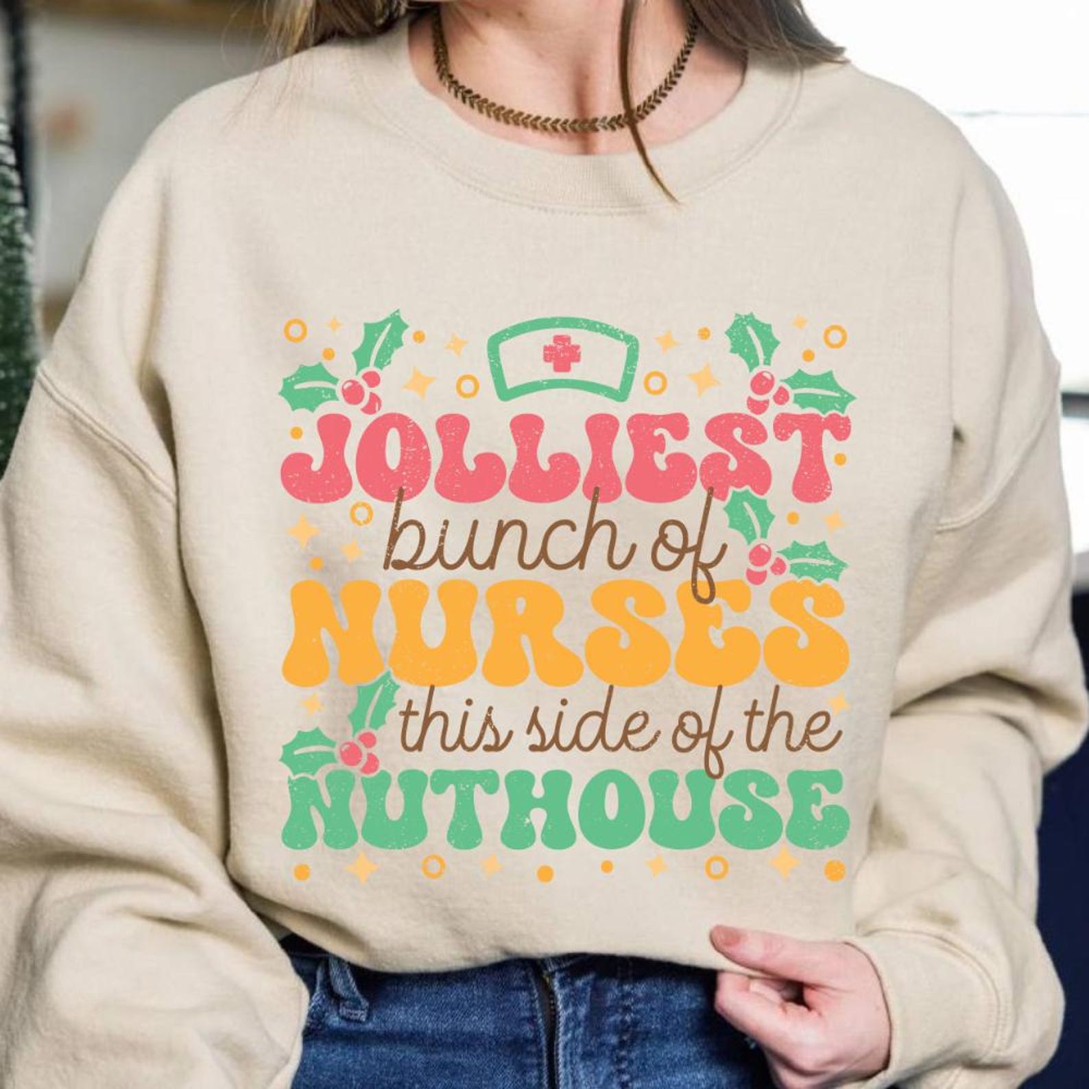 Jolliest Bunch of Nurses This Side of the Nuthouse PNG, Funny Nurse ...