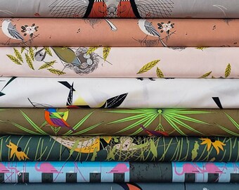 Charley Harper Best Birds Custom Bundle in Fat Quarters, 8 Total