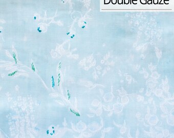 Lolomaikai Seafoam Double Gauze, Nani Iro Summer 2023 by Naomi Ito for Kokka