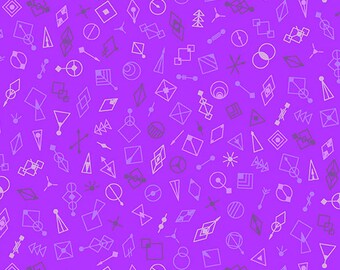 Glitter Elderberry, Deco Glo II by Giucy Giuce for Andover