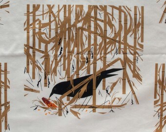 Crow in the Snow, Harvest 2023 by Charley Harper for Birch Organic