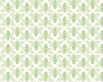 Bee Green, Sweet Floral Scent by Loes van Oosten for Cotton + Steel