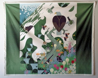 Main Poster Print (36" Panel), Charley Harper Alpine Northwest by Birch Organic