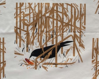 Crow in the Snow, Harvest 2023 by Charley Harper for Birch Organic