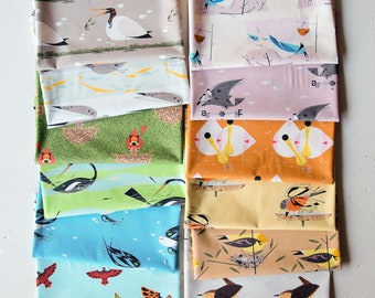 Charley Harper Ford Times Birds Vol. 1 HALF YARD Bundle 12 Total