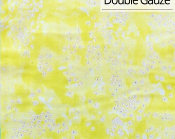 Lei Nani Citrus Organic Double Gauze, Nani Iro Summer 2023 by Naomi Ito for Kokka