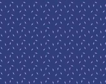 Lightning Bolt Royal, Atomic by Libs Elliot for Andover