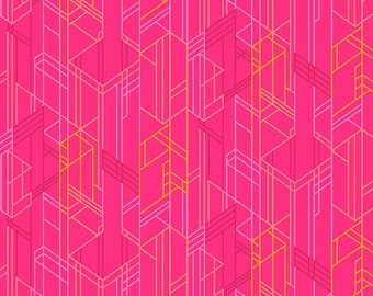 Meander Prickly Pear, Deco Glo II by Giucy Giuce for Andover