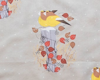 Evening Grosbeak, Holiday 2023 by Charley Harper for Birch Organic