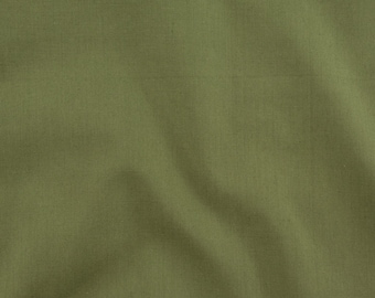 Jungle Green Solid Poplin, Mod Basics by Birch Organic Fabrics