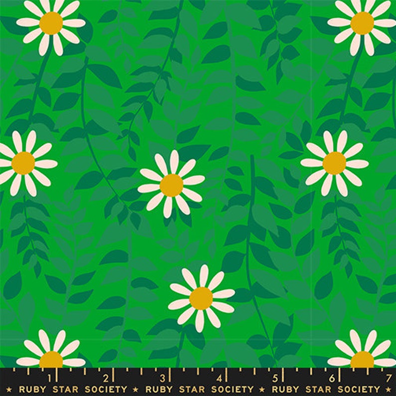 Daisies Verdant, Flowerland by Melody Miller for Ruby Star Society image 1