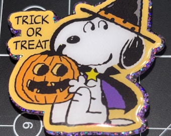 Halloween Beagle badge reel