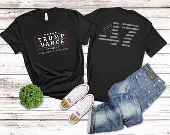 T-shirt Campagne Trump Vance 2024 - MAGA - Neuf Sans étiquettes - Homme