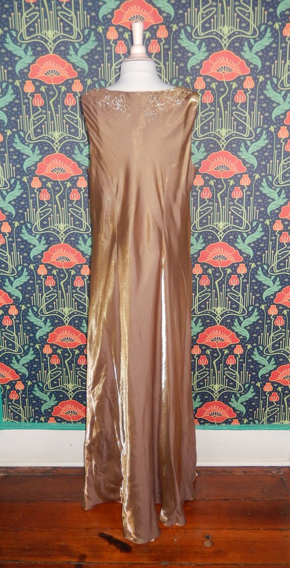 Y2K Prom Dress Vintage 90s Royal Purple Iridescent Backless Gown - XS to Small Cross Open Back Slinky Formal Maxi Dress