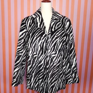 Vintage Zebra Jacket - Etsy