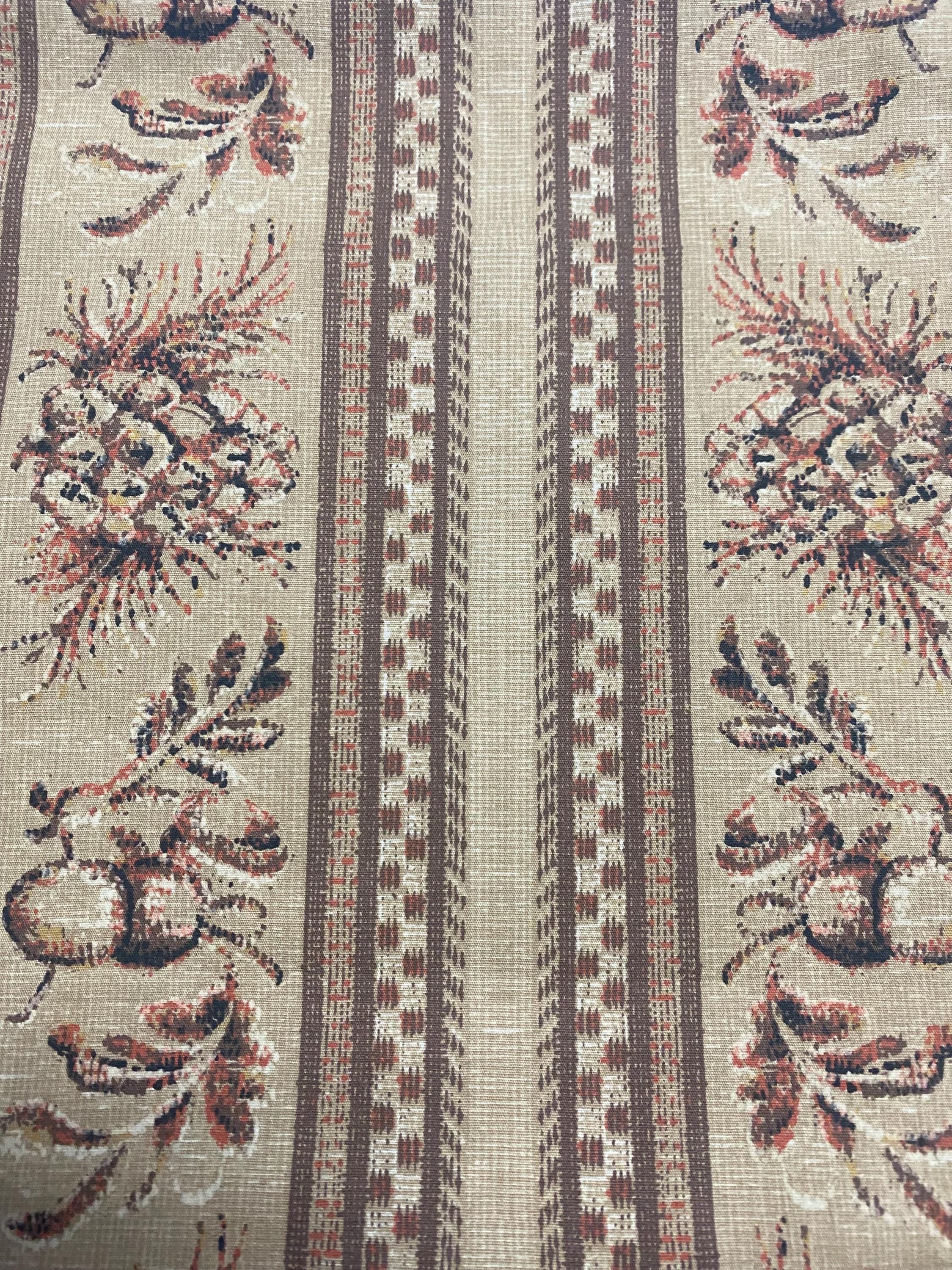 Croscill Brown shades mocha coffee  pine cone acornnoak tree  quilt cotton -bthy