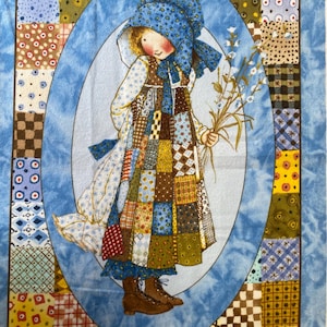 Panel de franela de algodón cepillado Holly Hobbie by Spectrix