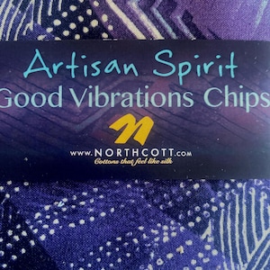 Artisan Spirit Good Vibrations Chips by Northcott quilt cotton 42/ 5” charm pack