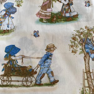 HOLLY HOBBIE ホリーホビー フラットシーツ 生地ベッドカバー