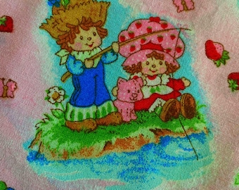 Strawberry Shortcake Pink Quilt Cotton Fabric
