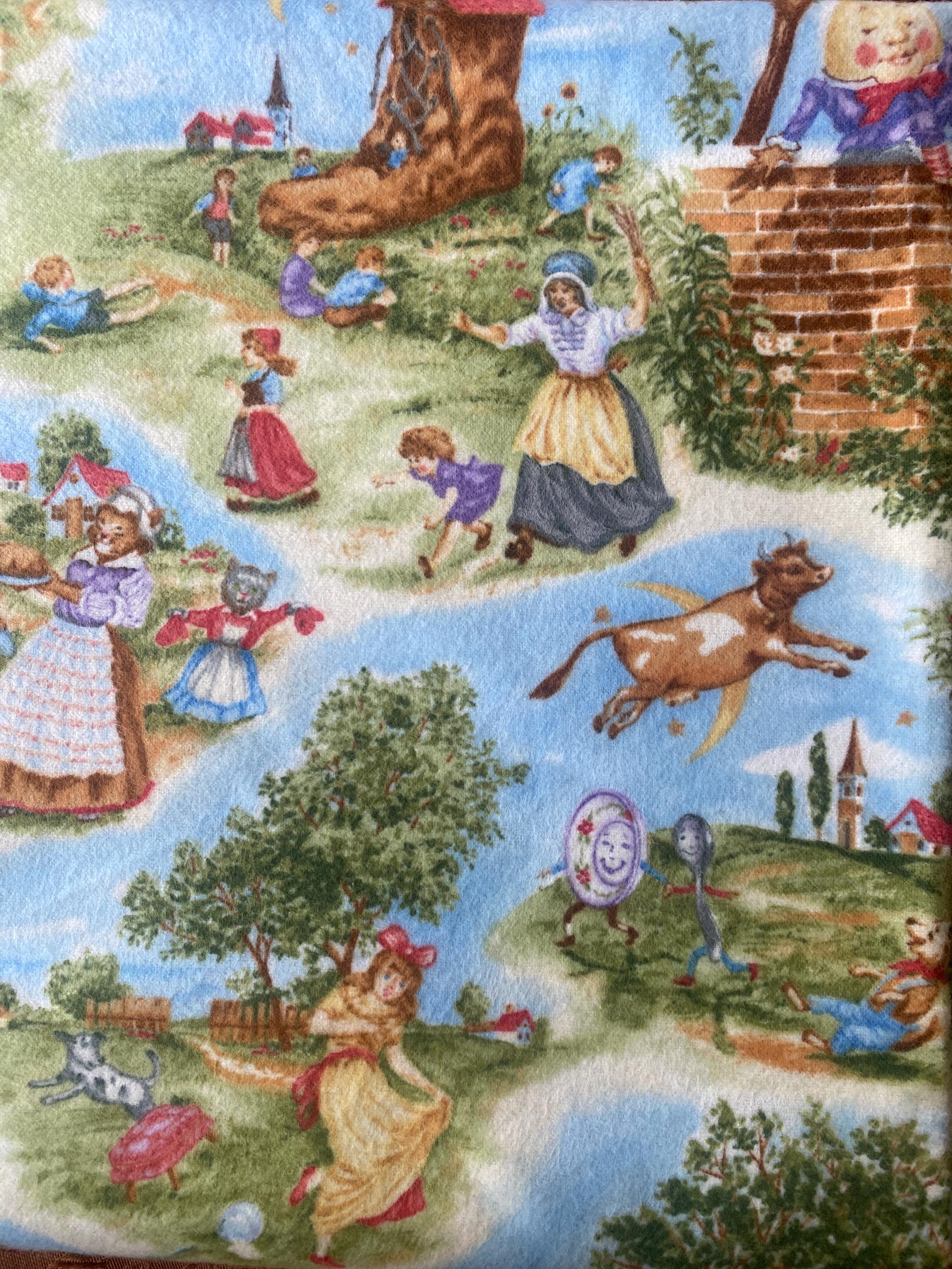 Nursery Thyme Rhyme by Dona Mollo Rare Humpty Dumpty. Cat and