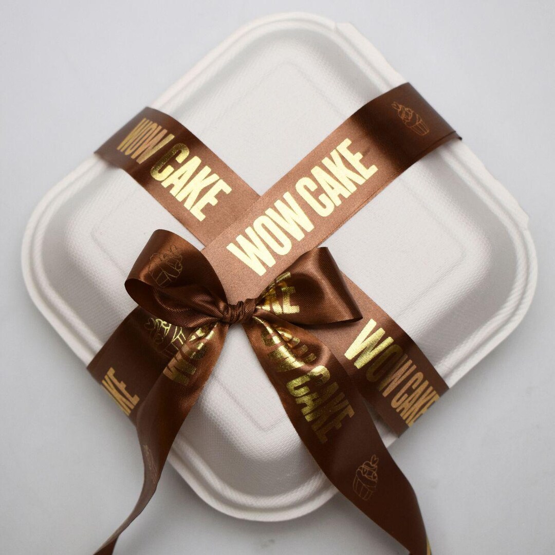 Personalized Satin Ribbon With Custom Text or Logo | 150 M - Etsy