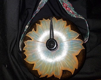 Gourd Purse with vintage tie strap