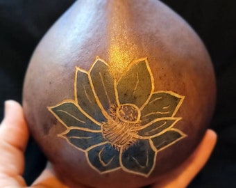 Gourd Oil Lamp Lotus Flower