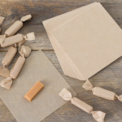 Natural Kraft Parchment 5 Squares 200 Wrappers For Etsy