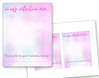 Friendship Bracelet Valentine's Day Card -- DIGITAL PRINTABLE -- Make bracelet Valentines!